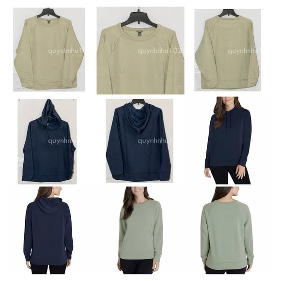 Eddie Bauer Ladies' Crewneck & Hoodie, 2-pack - Picture 1 of 11